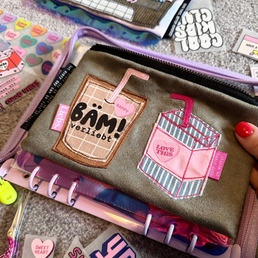 Mäppchen für A5 Organizer | Gratis Schnittmuster