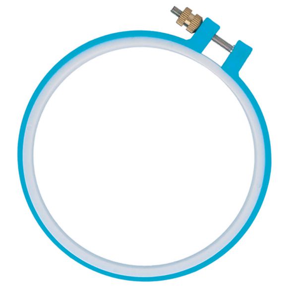 Stickring Kunststoff 12,5 cm - Blau