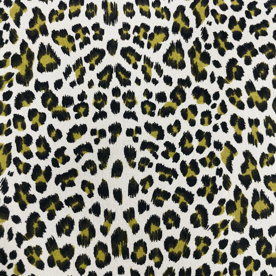 0,5 m Washed-Cotton Leo Hellgrau Meterware