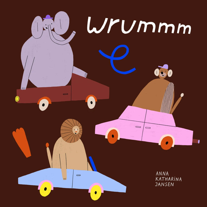Bügelbild "Car Crew" - Affe, Elefant oder Löwe