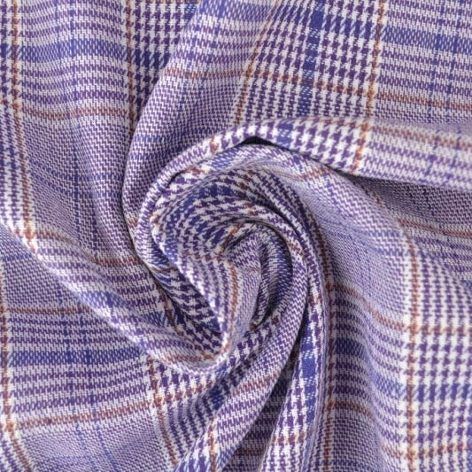 0,5 m Tartan Flieder Meterware