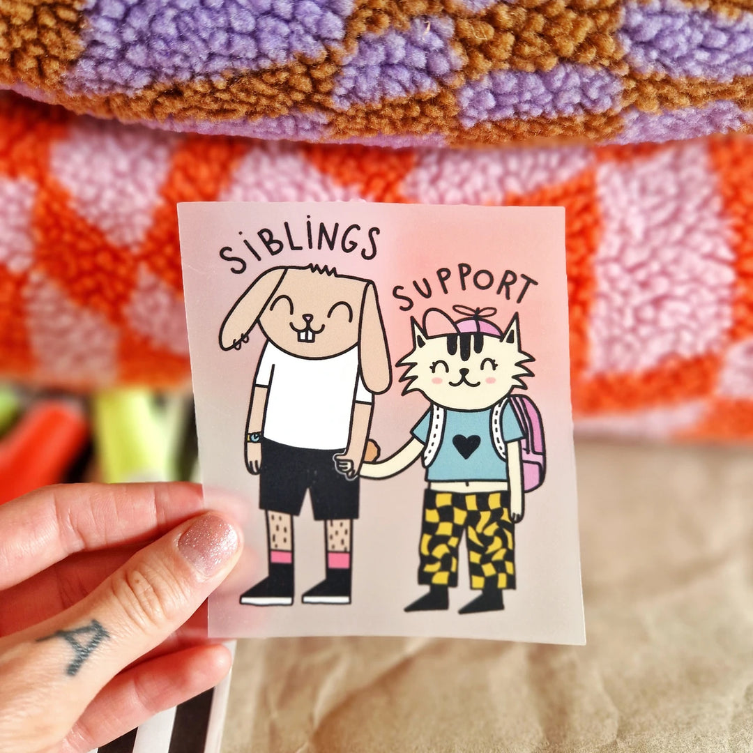 Bügelbild Siblings