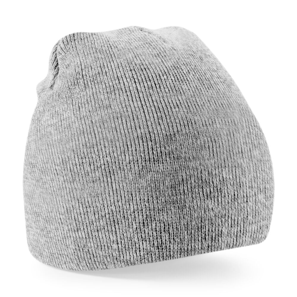 Strickmütze Grau meliert