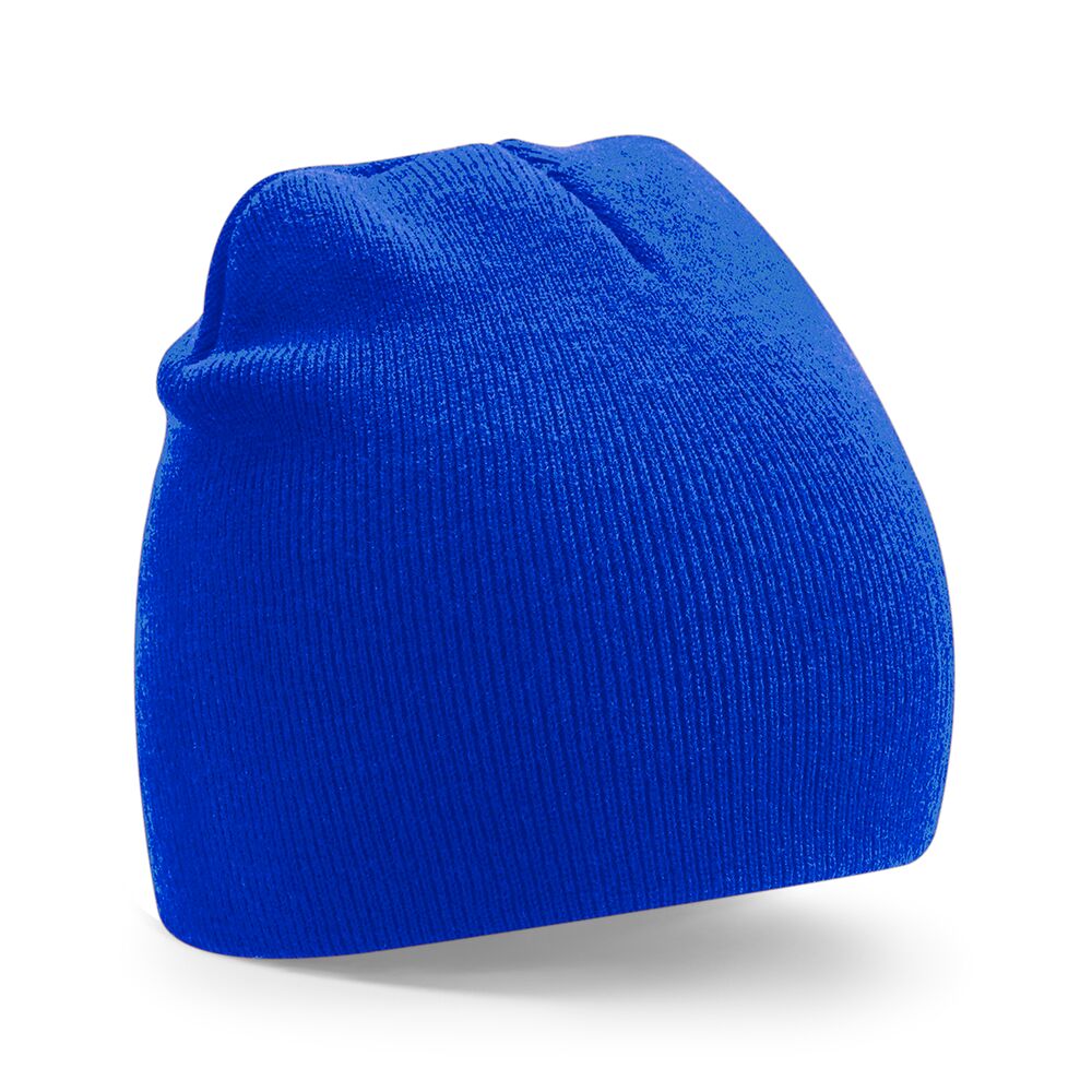 Strickmütze Kids Royalblau