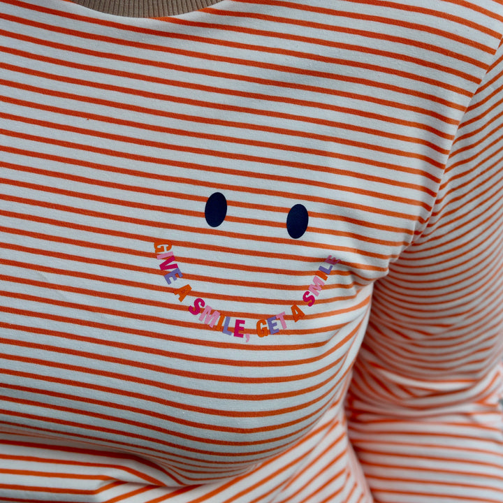 Bügelbild "Give a smile, get a smile"
