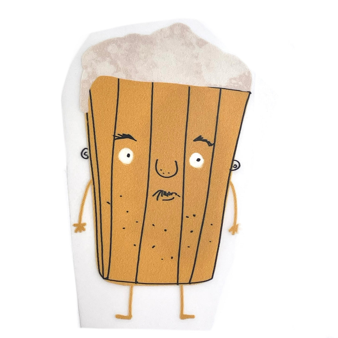 Bügelbild „Bierfred“