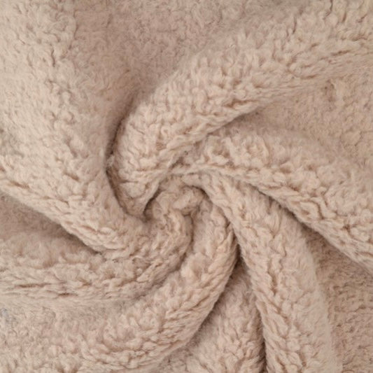 0,5 m Teddy Curly - Creme
