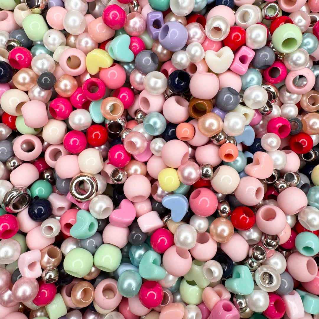 50g Großlochperlen MIX - ca. 100 Stück