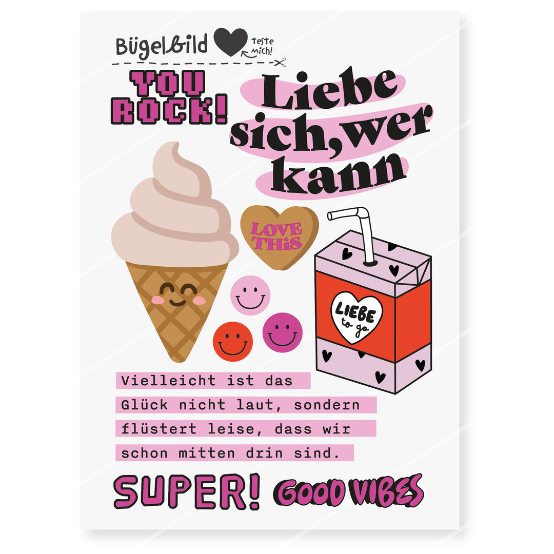 Bügelbild DIY MIX #34