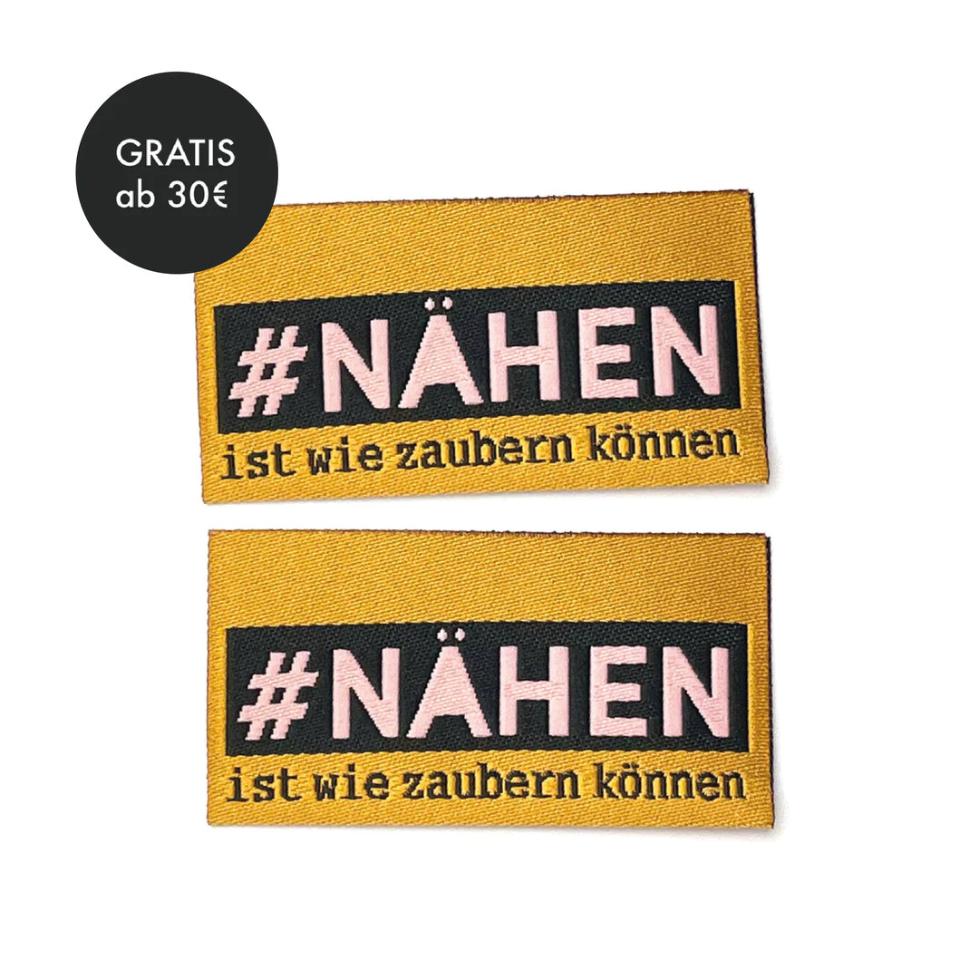Labelset „Nähen ist wie zaubern können“ - Gratis ab 30€