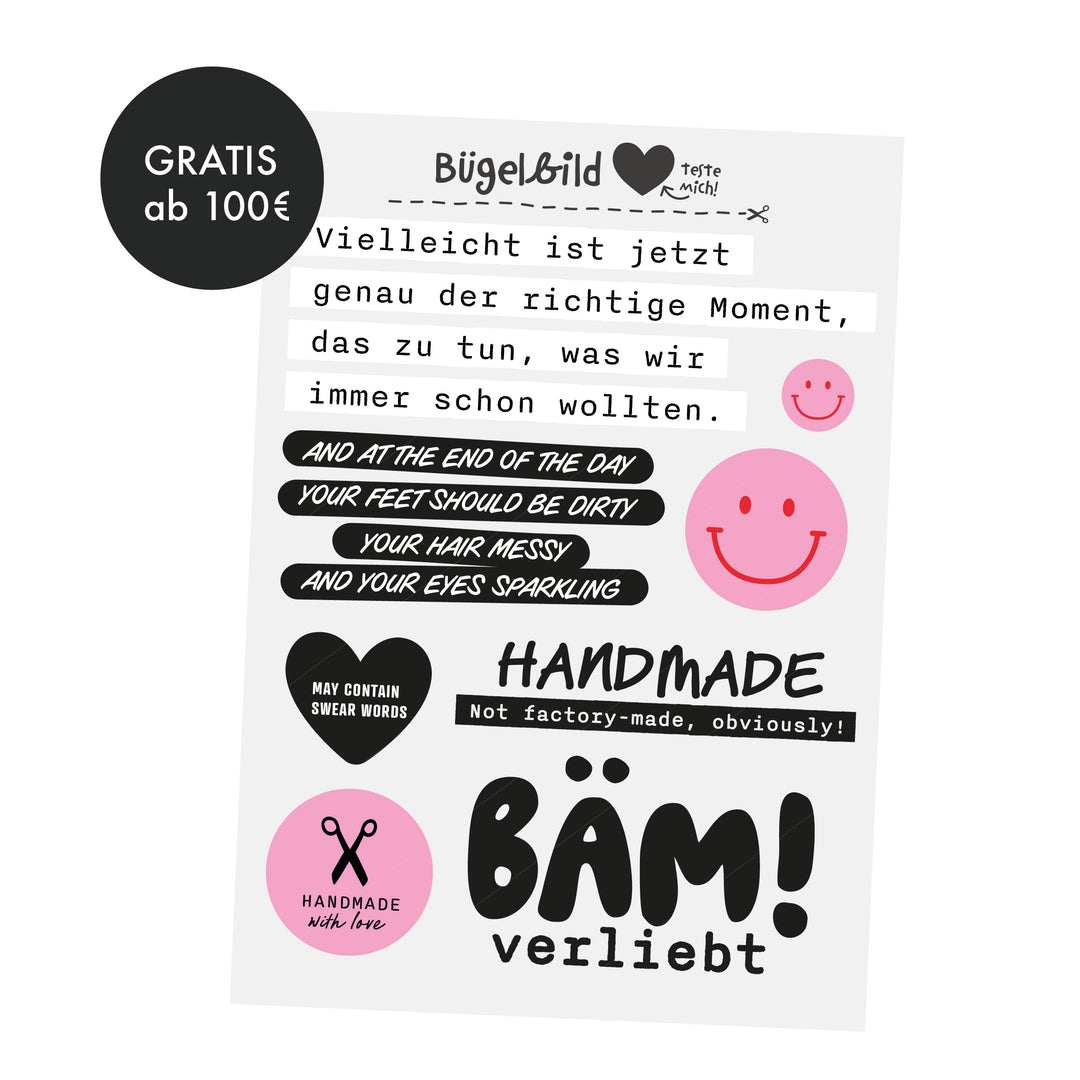 Bügelbild DIY Mix „Best of“ - Gratis ab 100€