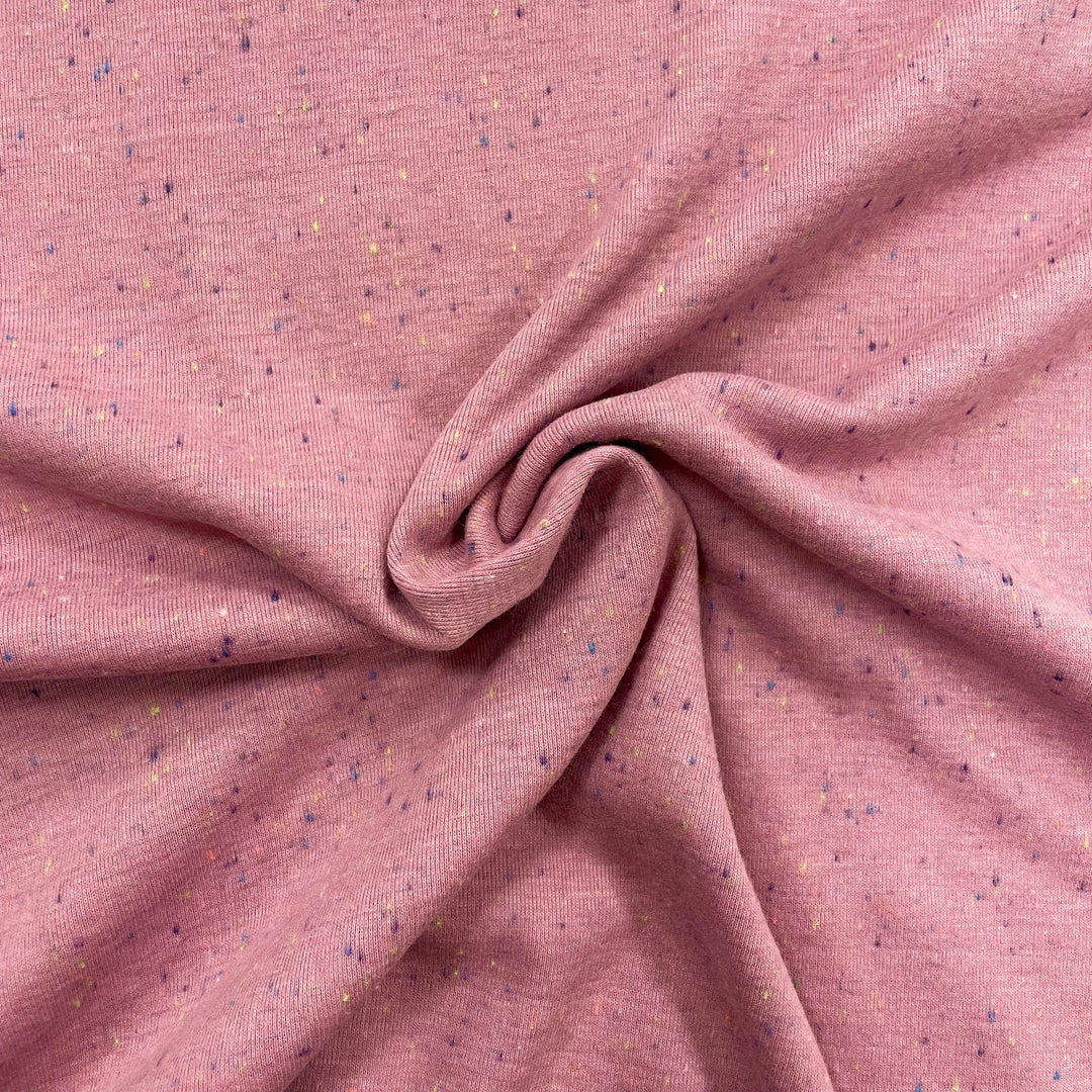 0,5 m Melange Konfetti Jersey Rosa