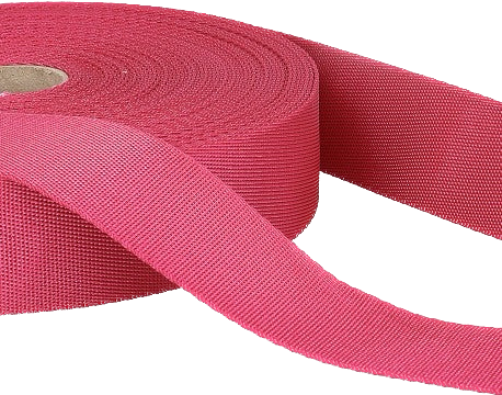 1m Polyester Gurtband 15 mm - Pink