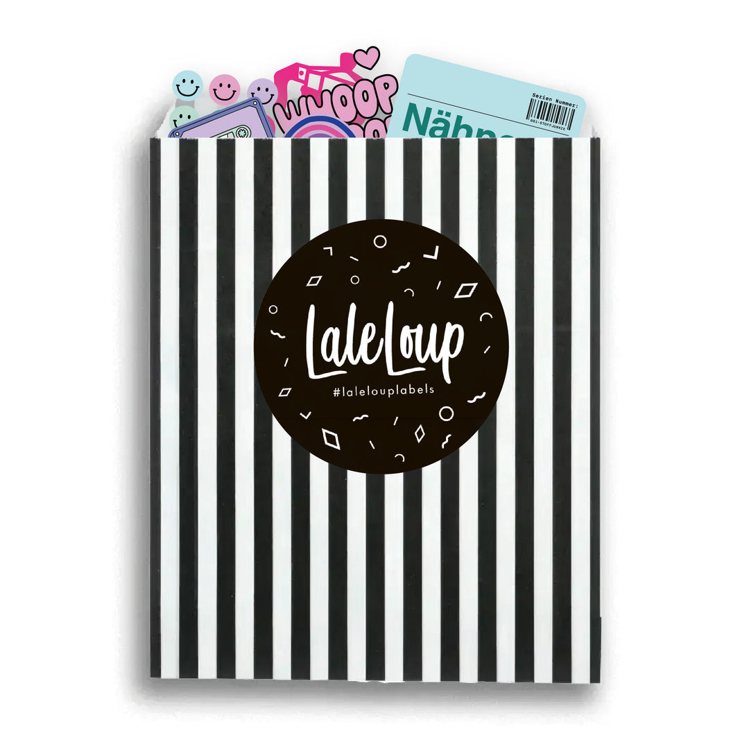 Kennenlern-Tüte mit LaleLoup Bügelbildern