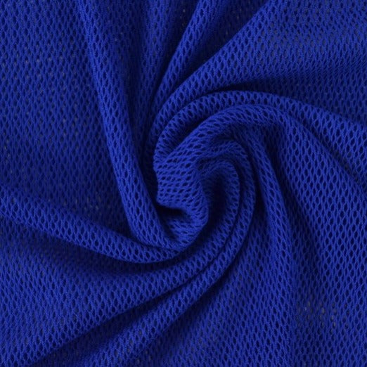 0,5 m feiner Mesh elastisch - Royalblau