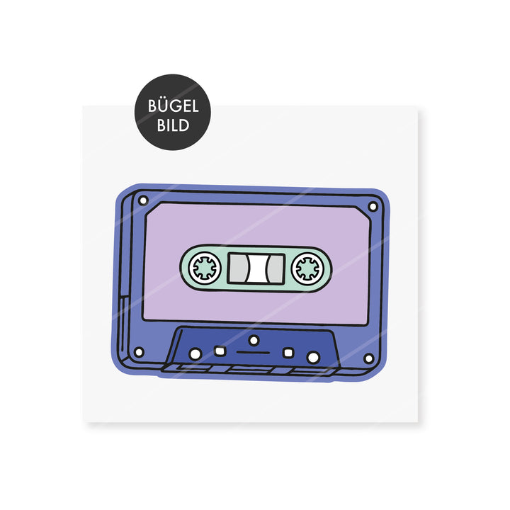 Bügelbild Retro Mixtape