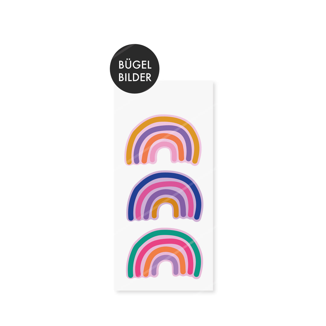 Bügelbilder "Regenbogen"