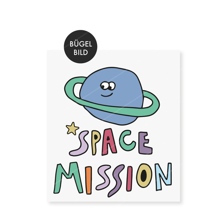 Bügelbild "Fynn´s Space Mission"