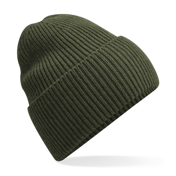 Oversize Strickbeanie Olive