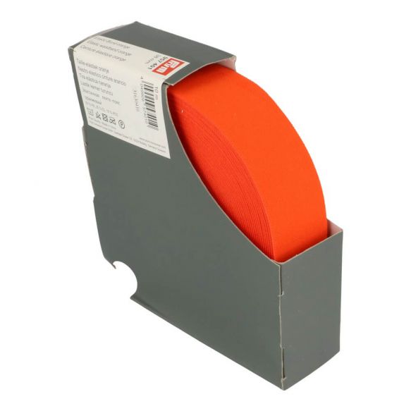 1m Elastic Bund 38mm - Orange
