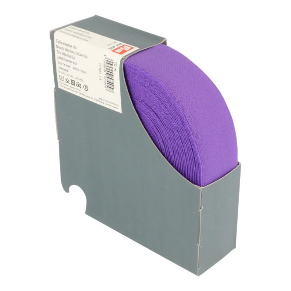 1m Elastic Bund 38mm - Lila