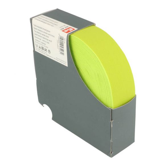 1m Elastic Bund 38mm - Limette