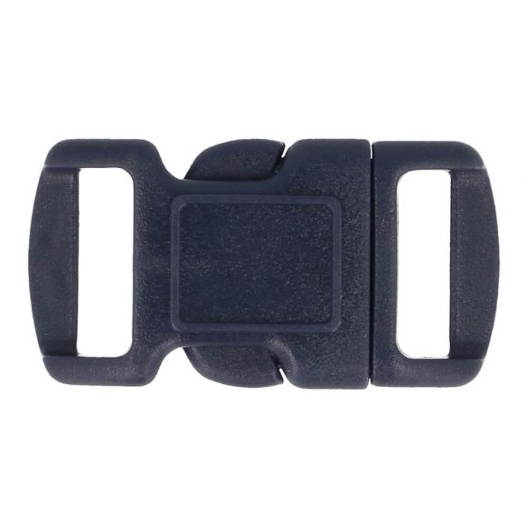 1 Mini Steckschnalle Kunststoff 10 mm- Dunkelblau