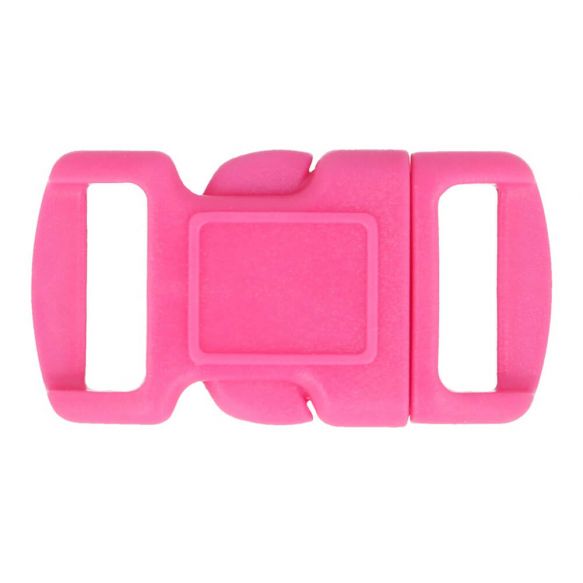 1 Mini Steckschnalle Kunststoff 10 mm- Pink