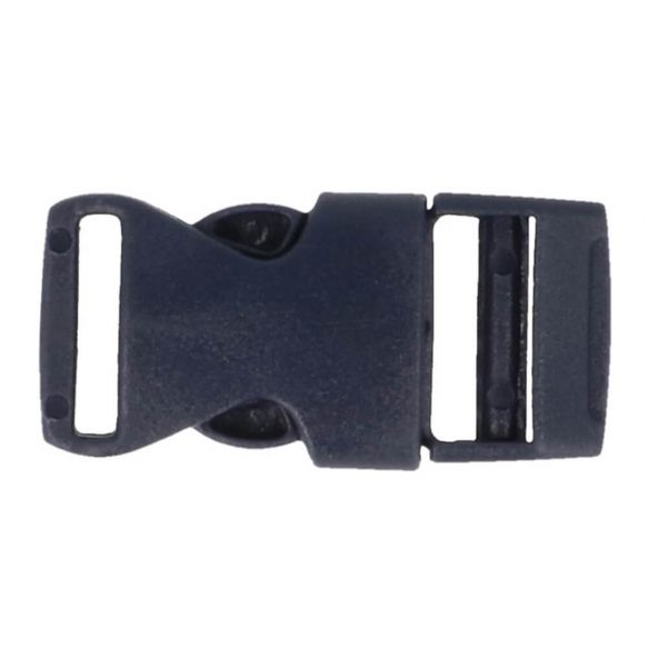 1 Steckschnalle Kunststoff 15 mm- Dunkelblau