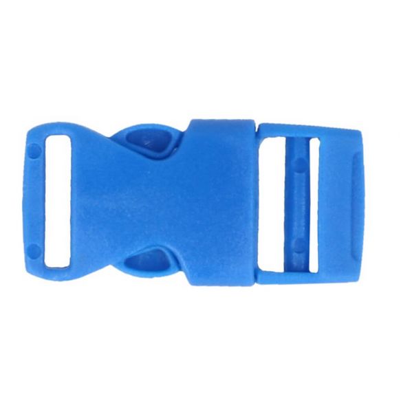 1 Steckschnalle Kunststoff 15 mm- Blau