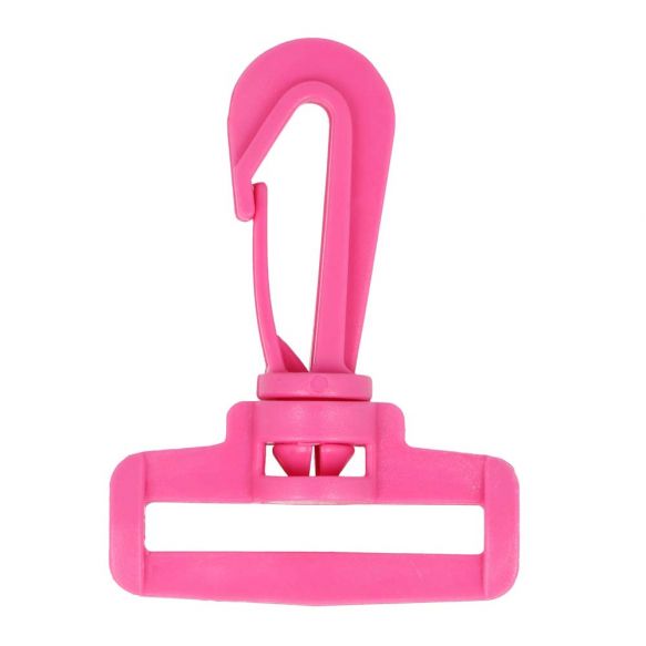 Karabiner Nylon 6,2 cm (für 30 mm Bänder) - Pink