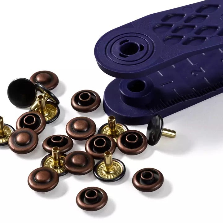 Nieten Altkuper brüniert - 9mm