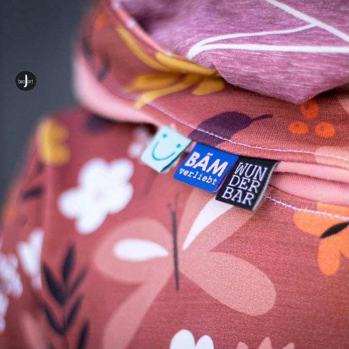 Weblabel WUNDERBAR - Schwarz - 4 Stück