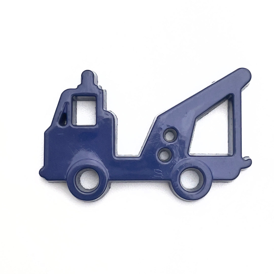 1 Knopf Kranauto - Dunkelblau