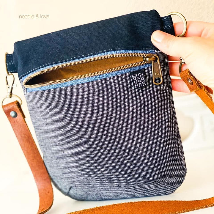 Weblabel WUNDERBAR - Schwarz - 4 Stück