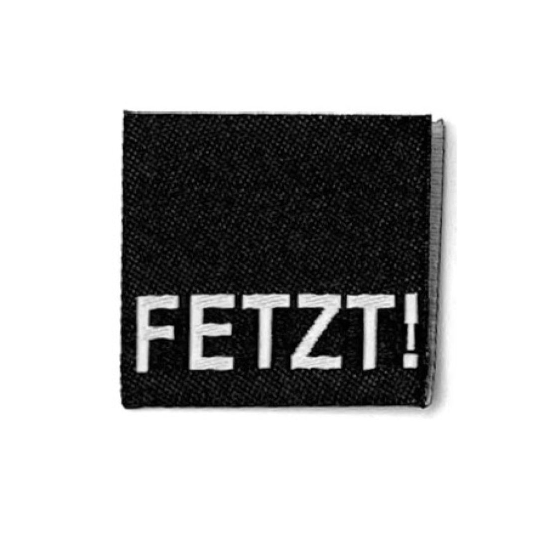 3 Weblabel „FETZT!“ - Schwarz
