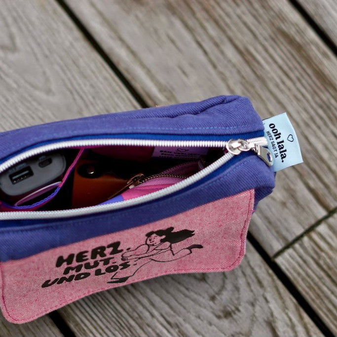 Weblabel "ohlala"- hellblau - 3 Stück