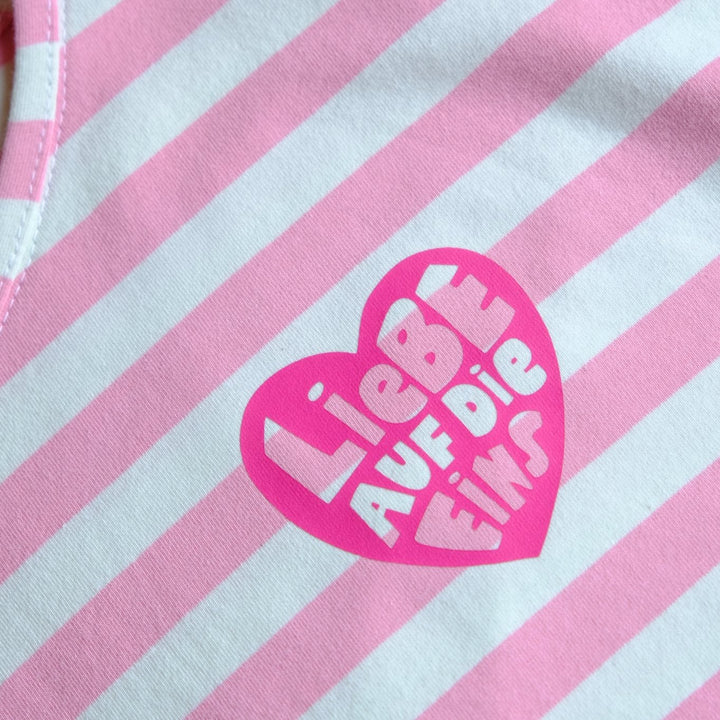 Bügelbild "Liebe auf die eins"