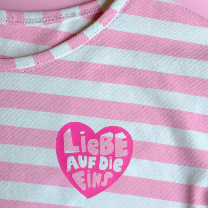 Bügelbild "Liebe auf die eins"