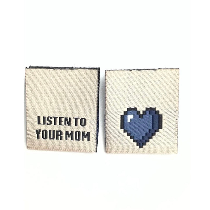 3 Weblabel "listen to your mom" - Beige