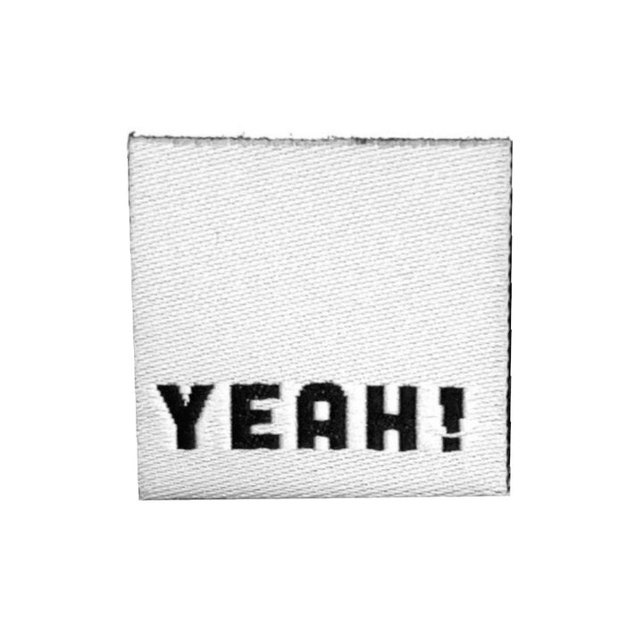 3 Weblabel „Yeah!“ - Weiß