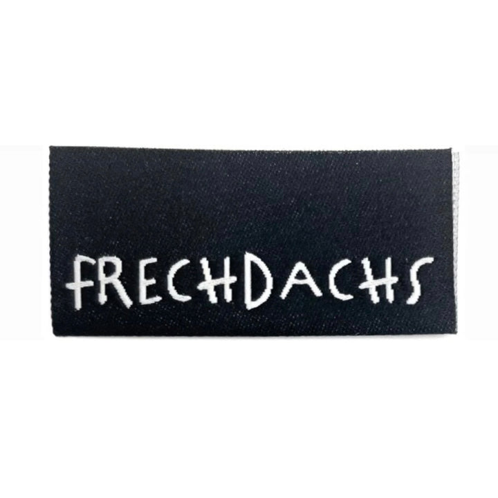 3 Weblabel „Frechdachs“ - Schwarz