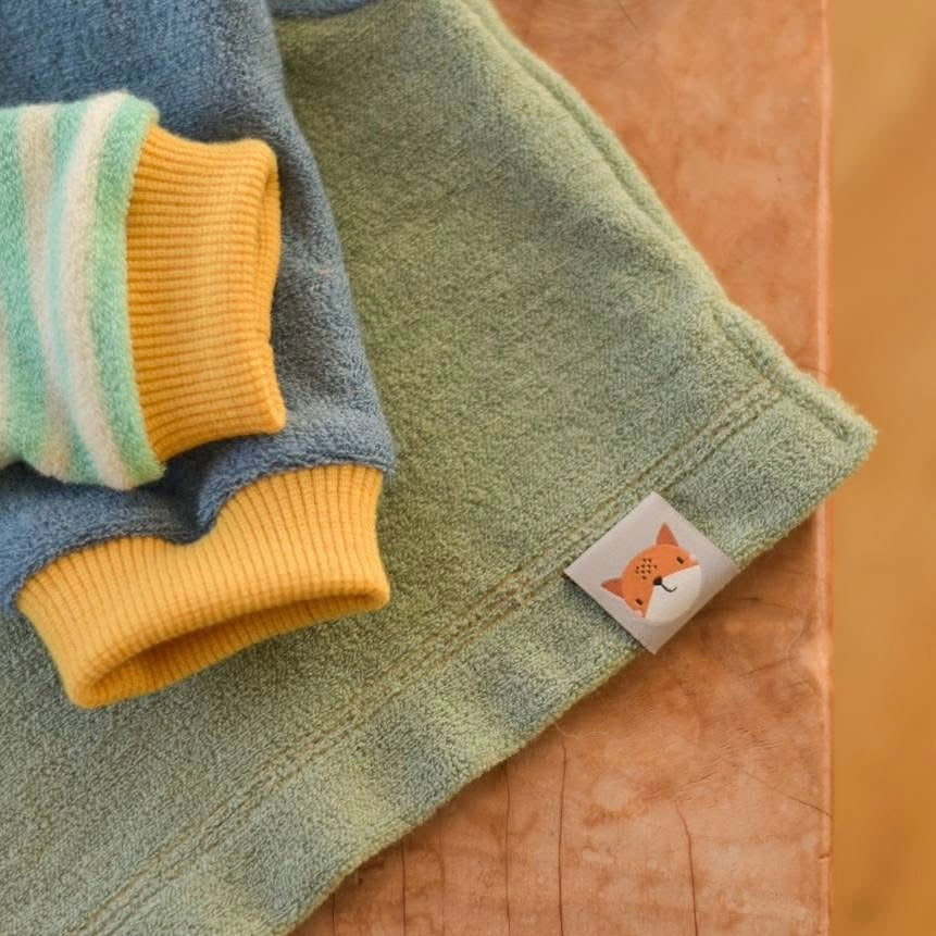 Weblabel Fuchs und Eichel Set - 4 Stück