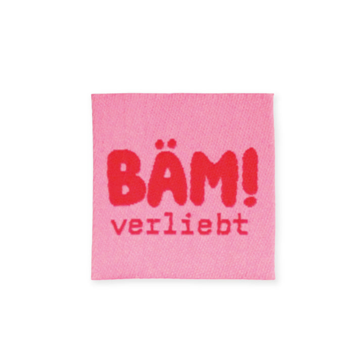 Webpatch "Bäm! verliebt" -  Rosa Rot