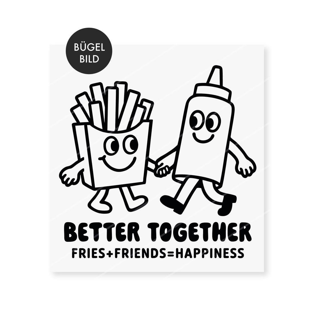 Bügelbild "Better together"