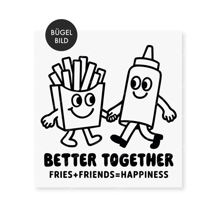 Bügelbild "Better together"