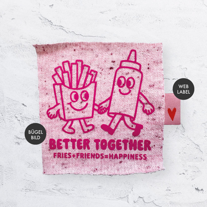 Bügelbild "Better together"
