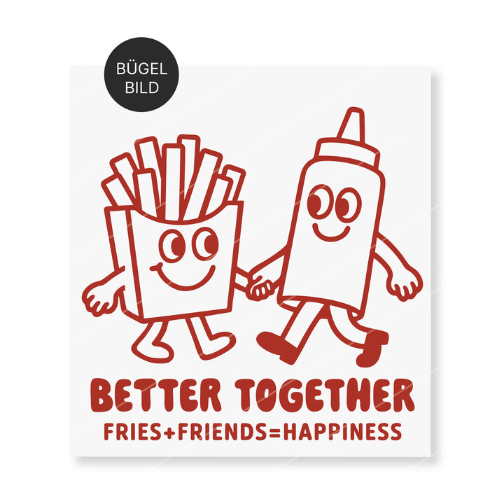 Bügelbild "Better together"