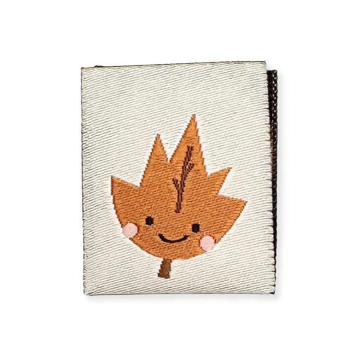 Weblabel Blatt Orange