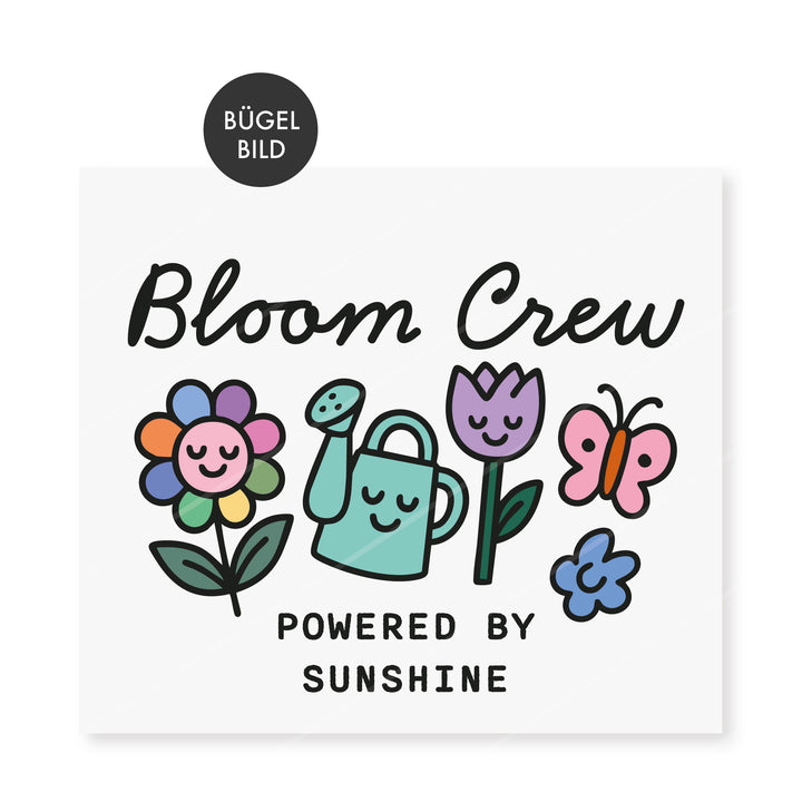 Bügelbild "Bloom Crew"